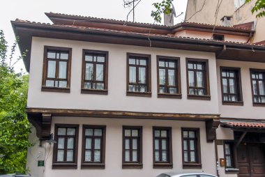Bursa, Türkiye, 29 Nisan 2012: Saltanat kapı, tarihi Konakları