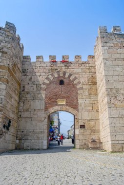 Bursa, Türkiye, 29 Nisan 2012: Saltanat kapı, tarihi bina