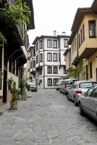 Bursa, Turkey, 29 April 2012: Saltanat Kapi, historical mansions — Stock Photo, Image