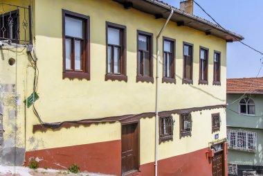 Bursa, Türkiye, 29 Nisan 2012: Hamam sokak tarihi konak