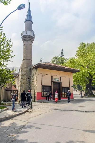 Bursa, Turecko, 29. dubna 2012: Veziri mešita — Stock fotografie