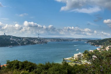 Istanbul, Türkiye, 20 Ağustos 2016: boğaz, Rumeli Hisarı, Fati
