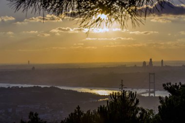 Istanbul, Türkiye, 23 Temmuz 2006: Boğaz'ın günbatımı