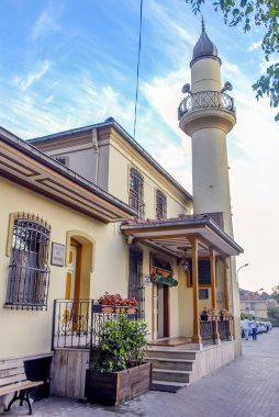 Istanbul, Türkiye, 20 Ağustos 2015: Hacı Ömer Efendi Camii, Cenge