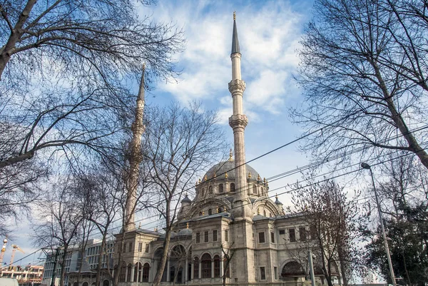 Istanbul, Turkiet, 29 januari 2019: Nusretiye moskén, Sultan Ii M — Stockfoto
