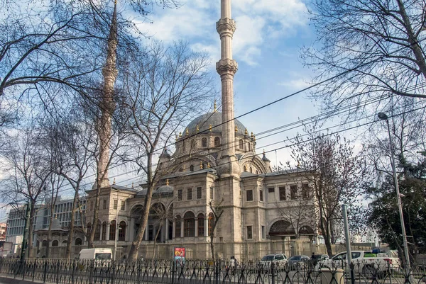 Istambul, Turquia, 29 de janeiro de 2019: Mesquita Nusretiye, Sultão II M — Fotografia de Stock