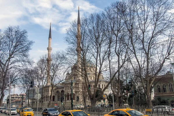 Istambul, Turquia, 29 de janeiro de 2019: Mesquita Nusretiye, Sultão II M — Fotografia de Stock