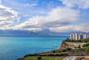 Antalya, Türkiye, 12 Aralık 2010: Antalya Körfezi