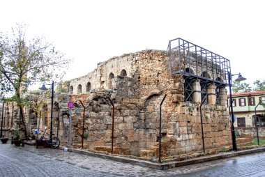 Antalya, Türkiye, 16 Aralık 2010: tarihi bina, Kaleic