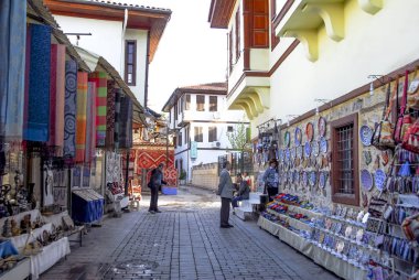 Antalya, Türkiye, 17 Aralık 2010: Kaleiçi pazarı