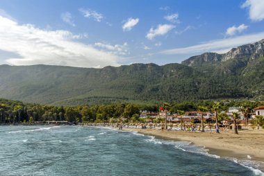 Muğla, Türkiye, 24 Mayıs 2012: Gökova Körfezi, Akyaka Beach