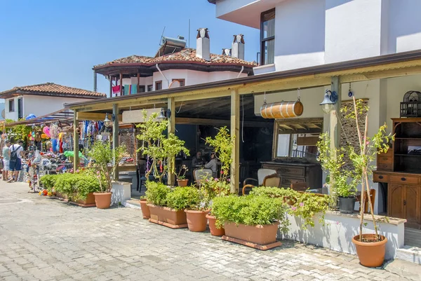 Muğla, Türkiye, 3 Haziran 2012: Gökova Körfezi, Akyaka Cafe