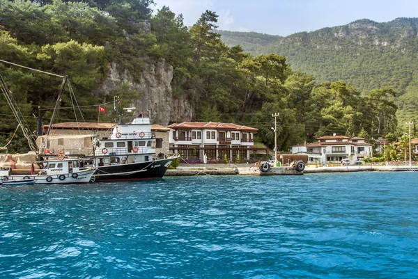 Mugla, Turchia, 14 maggio 2012: Barche a Gokova Bay, Akyaka — Foto Stock