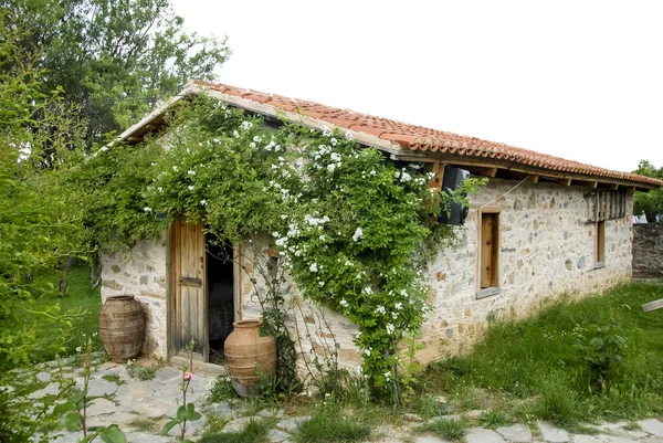 Mugla, Turkiet, 13 maj 2012: Kerimoglu hus på Yerkesik — Stockfoto