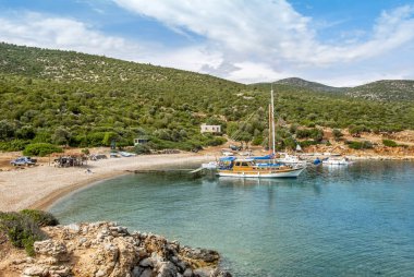 Bodrum, Türkiye, 28 Mayıs 2011: Yaliciftlik Cove 