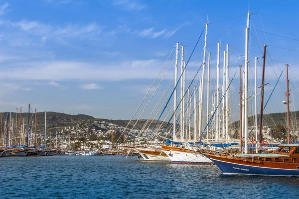 Bodrum, Turquie, 21 mai 2011 : Voiliers en bois de Gulet à Bodrum Ma — Photo