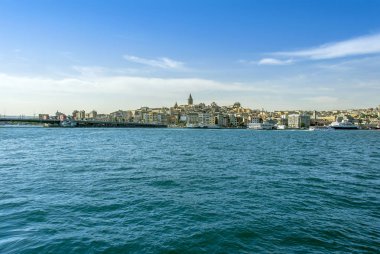 Istanbul, Türkiye, 11 Haziran 2007: Galata Köprüsü, Eminon