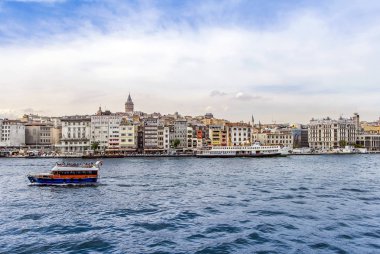 Istanbul, Türkiye, 3 Nisan 2014: Galata Kulesi