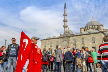 Istanbul, Türkiye, 3 Nisan 2014: Yeni Cami, Eminönü