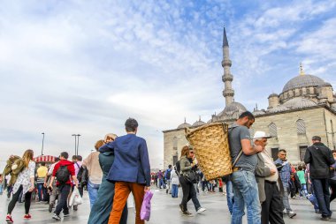 Istanbul, Türkiye, 3 Nisan 2014: Yeni Cami, Eminönü