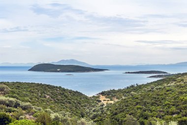 Bodrum, Türkiye, 28 Mayıs 2011: Yaliciftlik Kargicik Cove
