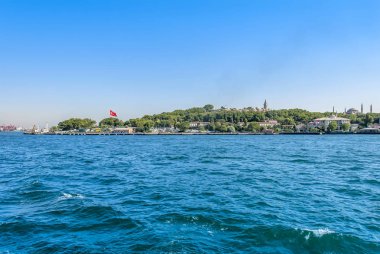 Istanbul, Türkiye, 14 Ağustos 2006: Topkapı Sarayı, Sarayburnu'nda