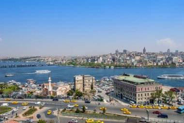 Istanbul, Türkiye, 25 Nisan 2006: Galata Kulesi, Karaköy
