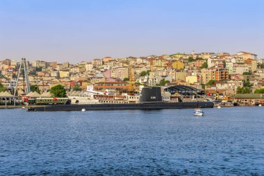Istanbul, Türkiye, 17 Mayıs 2015: denizaltı, Rahmi Koç Müzesi, altın