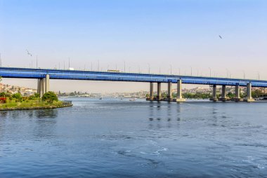 Istanbul, Türkiye, 17 Mayıs 2015: Köprü, Haliç, Haliç, Eyüp,