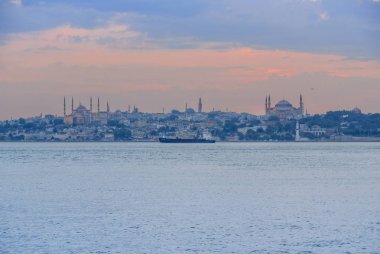 İstanbul, Türkiye, 10 Haziran 2007: Tarihi Yarımada'da Gün Batımı