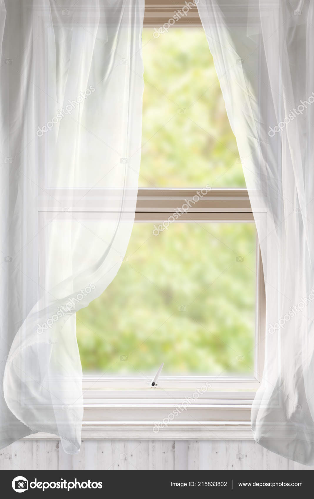 Open Window Voile Curtains Blowing Breeze Royalty Free Photo Open Window Voile Curtains Blowing Breeze Royalty Free Photo