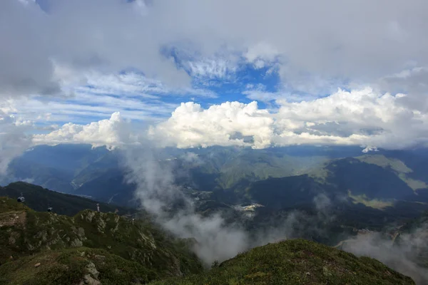 Abkhazian mountains from the top of Krasnaya Polyana /      /Author:  /Denis Pyatkov/Email: denis@pyatkov.pro/Website: pyatkov.pro