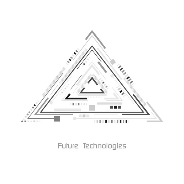 未来の技術 グラフィックの描画 ベクトル — ストックベクタ