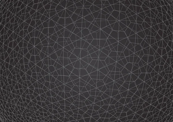 多角形の背景をネットワークします 幾何学的な網目模様 ベクトル図 — ストックベクタ