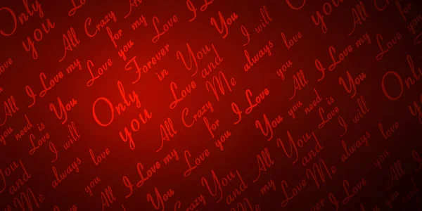 Czerwone tło z napisem Love-Amour napis-Walentynki — Wektor stockowy