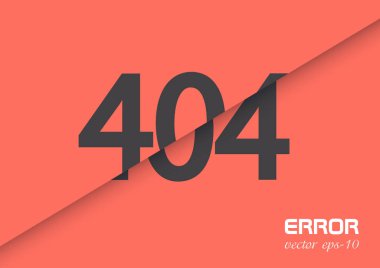 Hata 404 . Web sitesi bakım hatası . Bilgisayar virüsü, vektör .