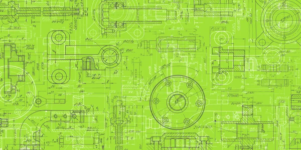 Mechanische Schema Vector Engineering Tekening Technische Tekening Achtergrond Slotenmaker Plan — Stockvector