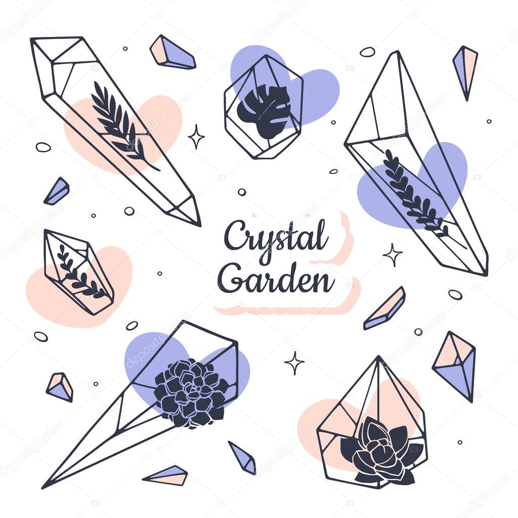 cristal, crystal, crystal background, crystal vector, decorative, design, diamond, drawn, fabric pattern, gem, gems, gemstone, geometric, glass, graphic, hand, illustration, isolated, jewel, jewelry, line crystals, magic, mineral, pattern, print, qua