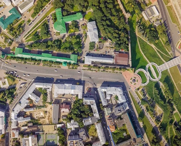 Θέα Του Κρεμλίνου Νίζνι Νόβγκοροντ Και Chkalov Σκάλα Νίζνι Νόβγκοροντ — Φωτογραφία Αρχείου