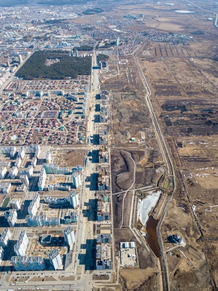 Panorama Nya Stadsdelen Jekaterinburgs Nya Hus Ryssland — Stockfoto