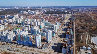 Academichesky District, Ekaterinburg Rusya Panoraması  