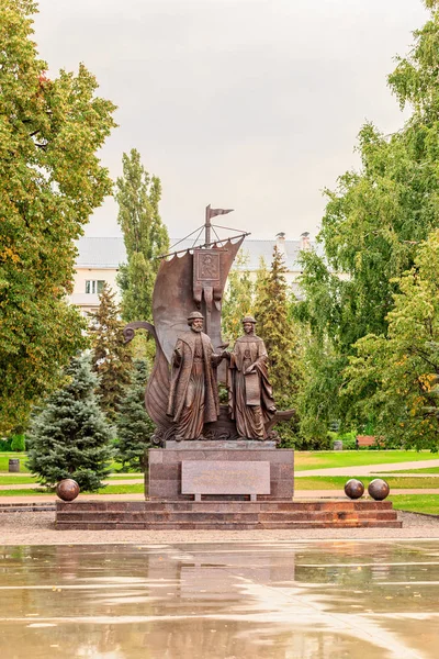 Russia Samara Settembre 2017 Monumento San Pietro Fevronia Murom — Foto Stock