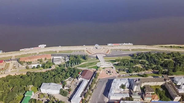 Nijniy Novgorod Kremlin Chkalov Merdiven Görünümünü Nizhny Novgorod Rusya Federasyonu — Stok fotoğraf
