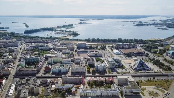 Panoramatický Pohled Kazan Rusko — Stock fotografie