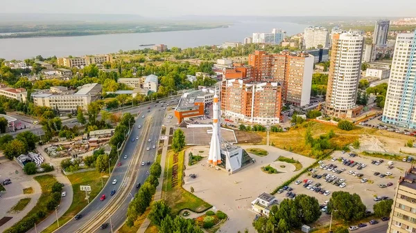 Rusya Samara Eylül 2017 Müze Sergi Merkezi Samara Alanı Taşıyıcı — Stok fotoğraf