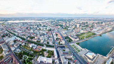 Panoramik bir kazan. Günbatımı, Rusya Federasyonu