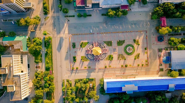 Pagoda of the Seven Days - Pagoda in the central square of Lenin in the city of Elista, Kalmykia, Russia