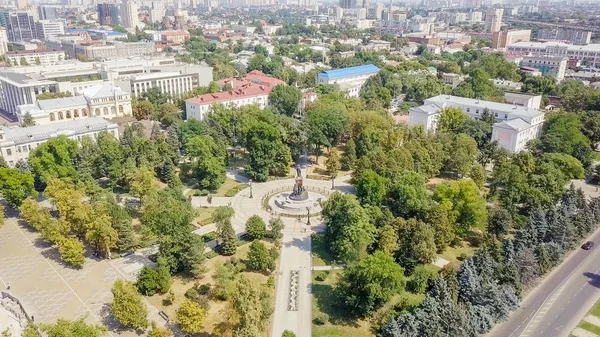 Pomnik Katarzyny Pomnik Czci Cesarzowej Katarzyny Krasnodarze Hotel Znajduje Się — Zdjęcie stockowe