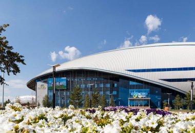 Astana, Kazakistan - 6 Eylül 2016: Saryarka, Cumhuriyetçi döngüsü parça