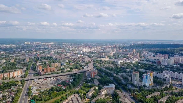 Panorama Ciudad Penza Desde Aire Verano Penza Rusia —  Fotos de Stock